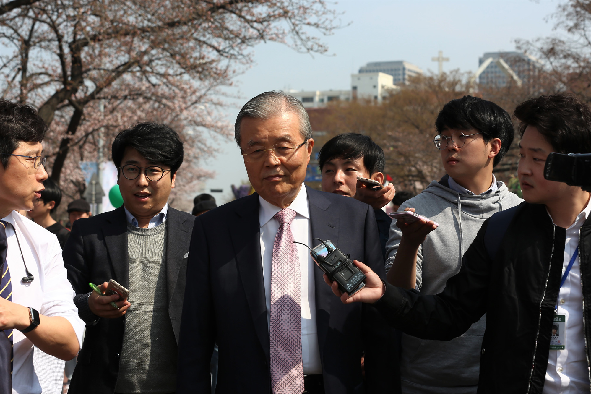정치;김종인;벚꽃정담