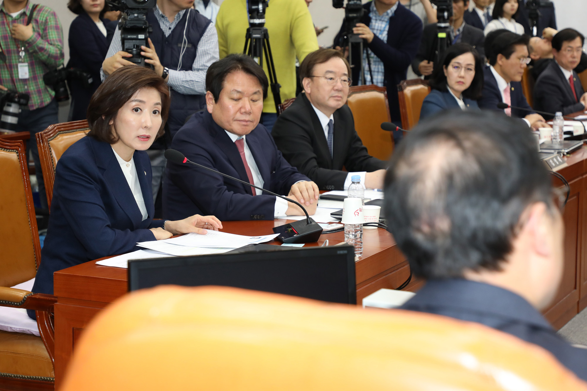 국회운영위원회;나경원원내대표;홍영표원내대표