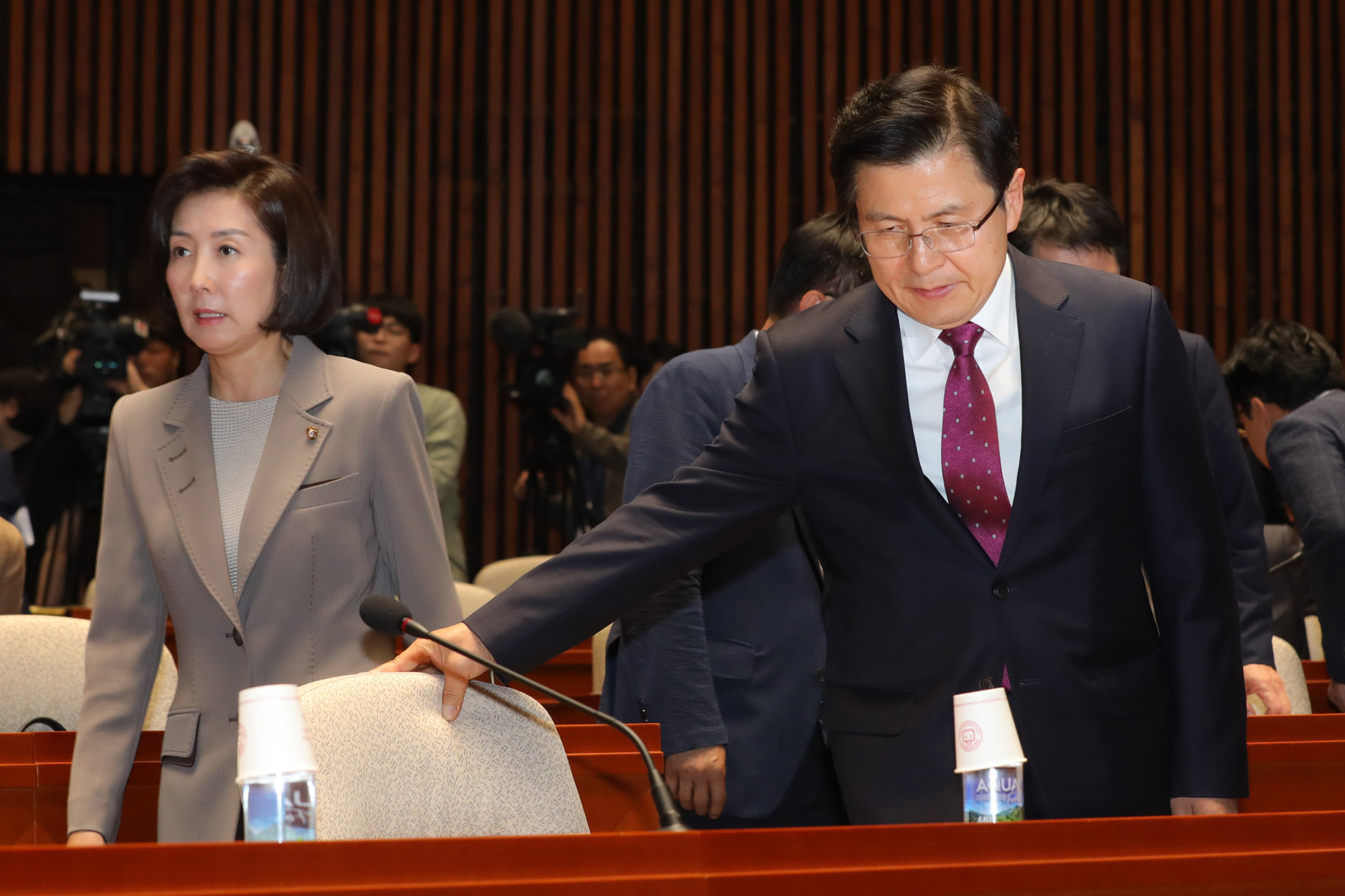 자유한국당;안보의원총회;청와대국정조사;북한어선;황교안대표;나경원원내대표