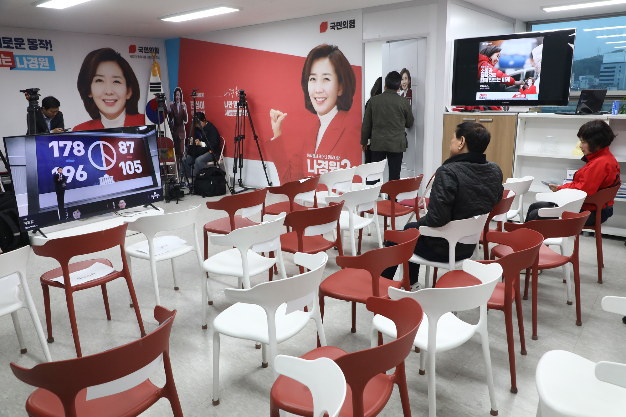 나경원 국회의원 동작을 출구조사