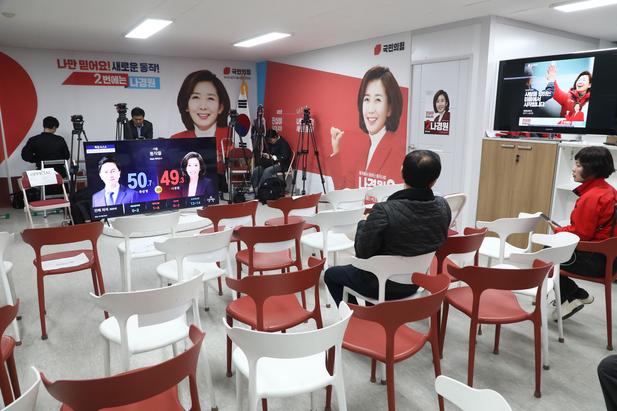 나경원 국회의원 동작을 출구조사