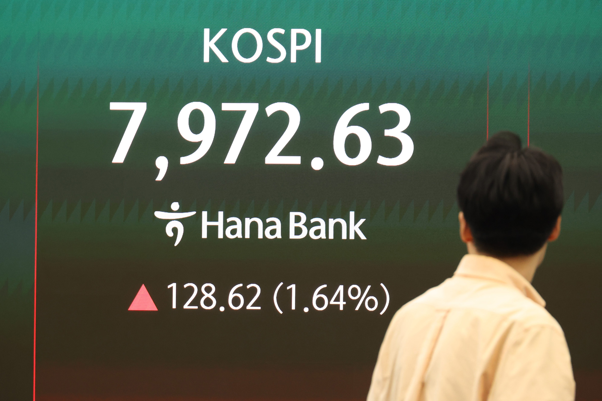 경제;코스피;지수8000;하나은행딜링룸
